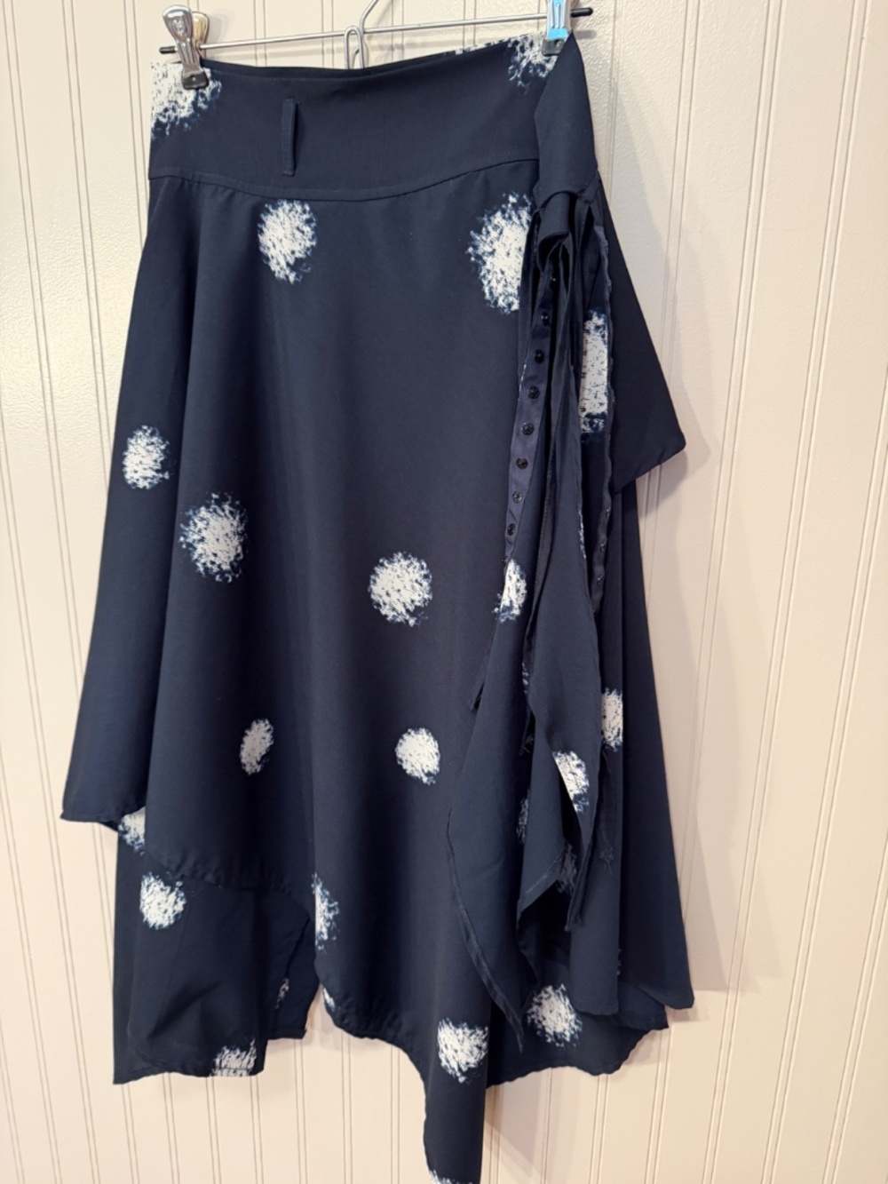 KOKOMARINA WRAP SKIRT (Sexy, flowing, side slit)